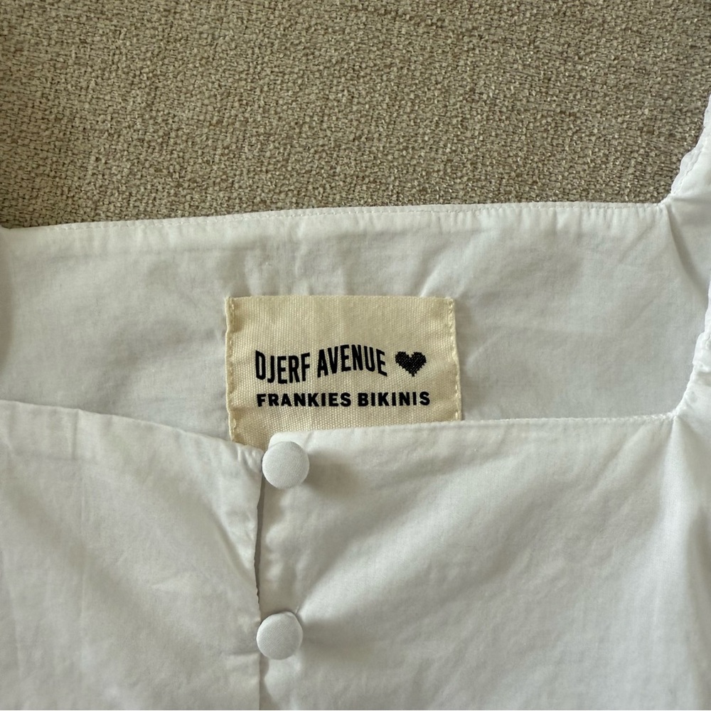Djerf Avenue x Frankie’s Bikinis White Top - Picture 2 of 3